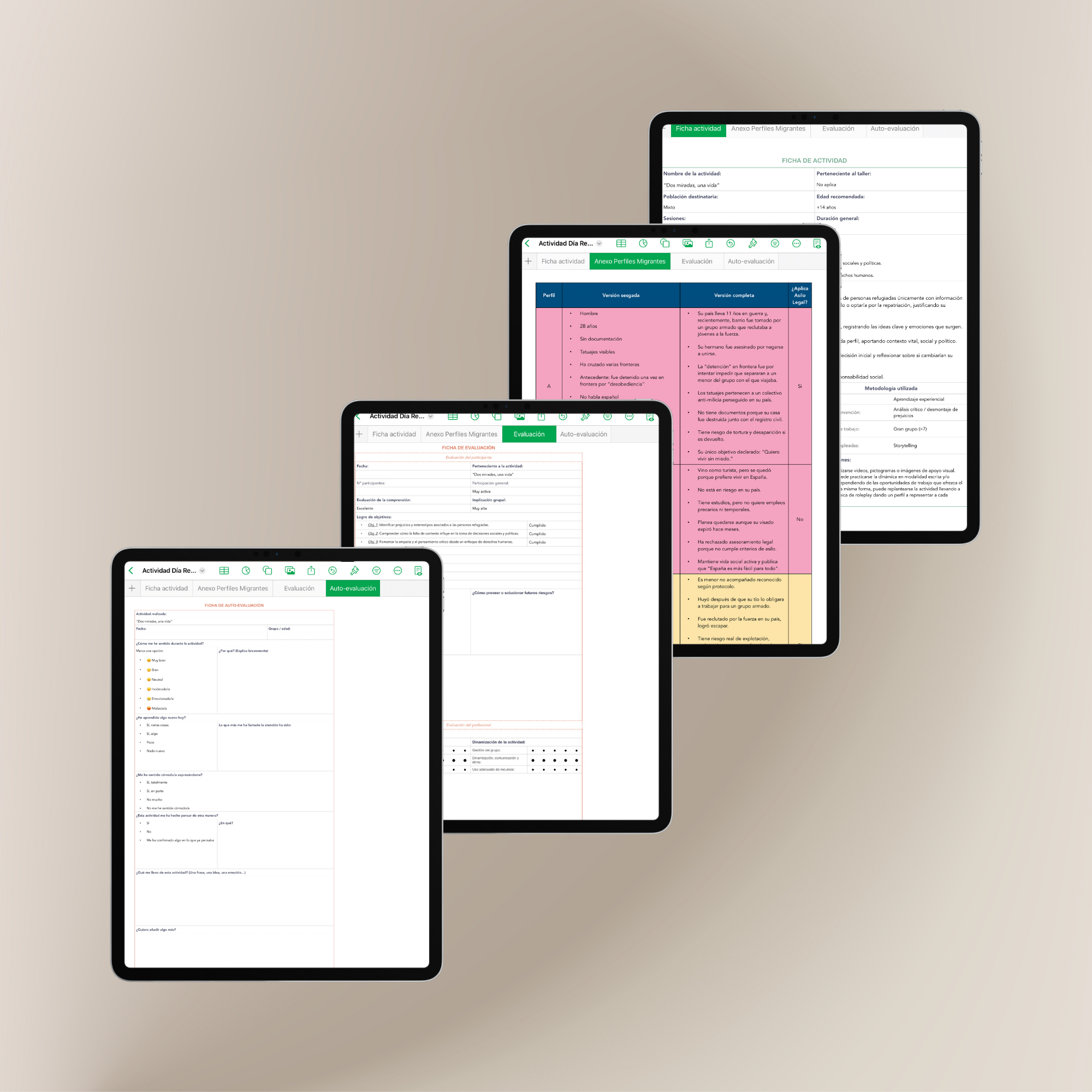 Actividad Día de las Personas Refugiadas | Ficha editable + Evaluación y Autoevaluación | (PDF, Excel, Numbers) - Imagen 3